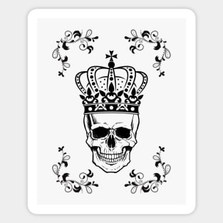 King Skull Sticker